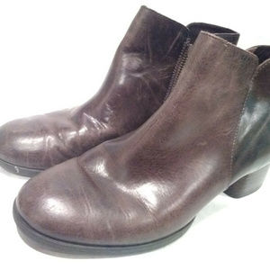 Vintage Born Heeled Boots Handmade Leather + Sole